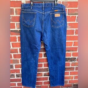 Wrangler FR Flame Resistant 13 (2012) Blue Denim Jeans Size 40 x 34  B8 See Note